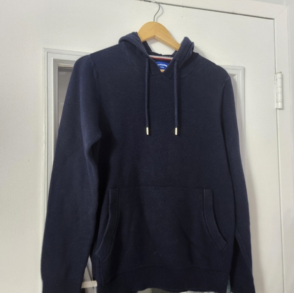 NWOT - Jack and Jones | Pullover Knit Hoodie - Medium - Blue - Picture 3 of 9